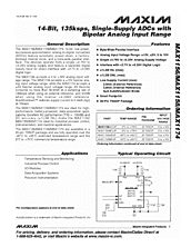 DataSheet MAX1174 pdf